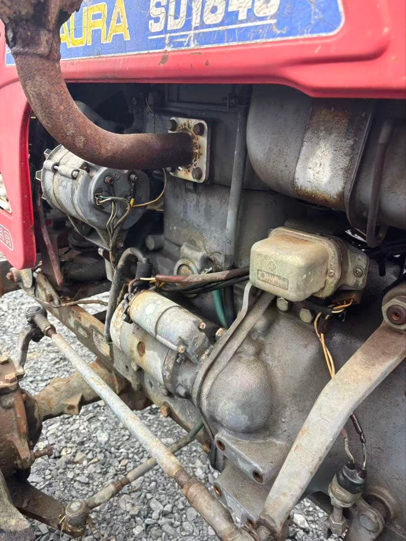 SHIBAURA SD1840赤いトラクター 茨城县引き取り 限定 - メルカリ