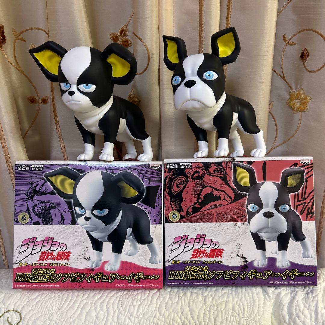 ジョジョ スターダストクルセイダース イギー DX組立式ソフビ 全2種