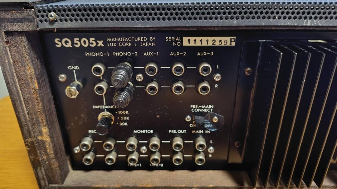 LUXMAN SQ505X プリメインアンプ ソリッドステートインテグレーテッド