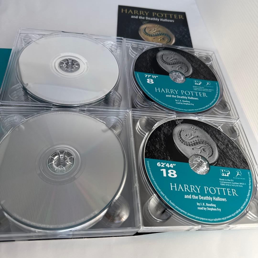 UK英語版】ハリーポッターと死の秘宝｜Stephen Fry 朗読｜CD20枚