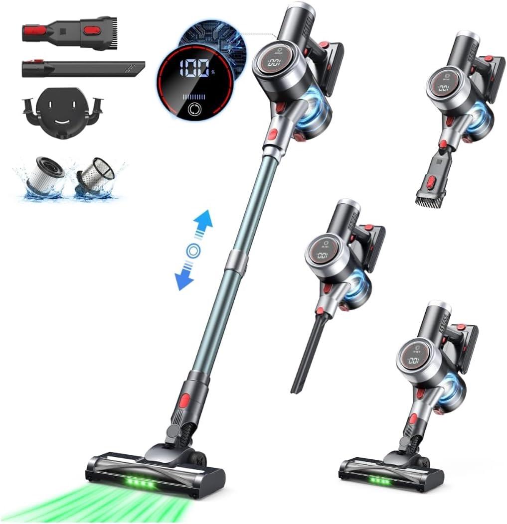 掃除機 コードレス【2026改良進化モデル！85Kpa超強力吸引＆業界軽量