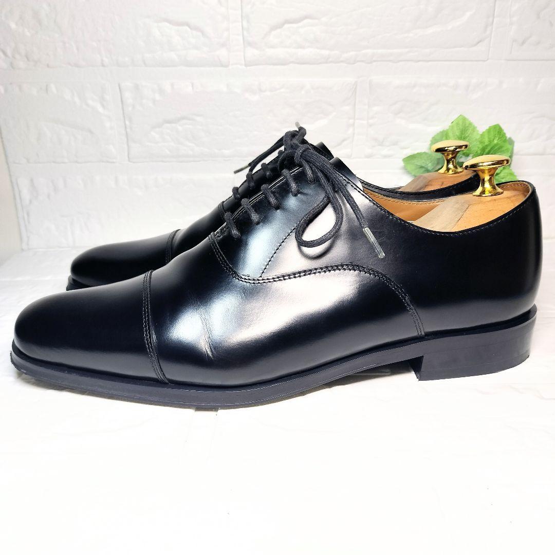 【極美品】　大人気　リーガル　ストレートチップ　 ブラック 　24.0cm