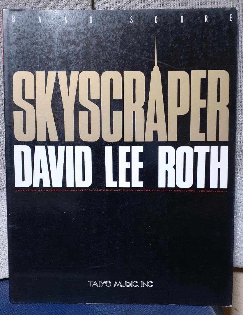 「DAVID LEE ROTH」SKYSCRAPER バンドスコア　超レア♪ David Lee Roth - Skyscraper – Turntable Revival