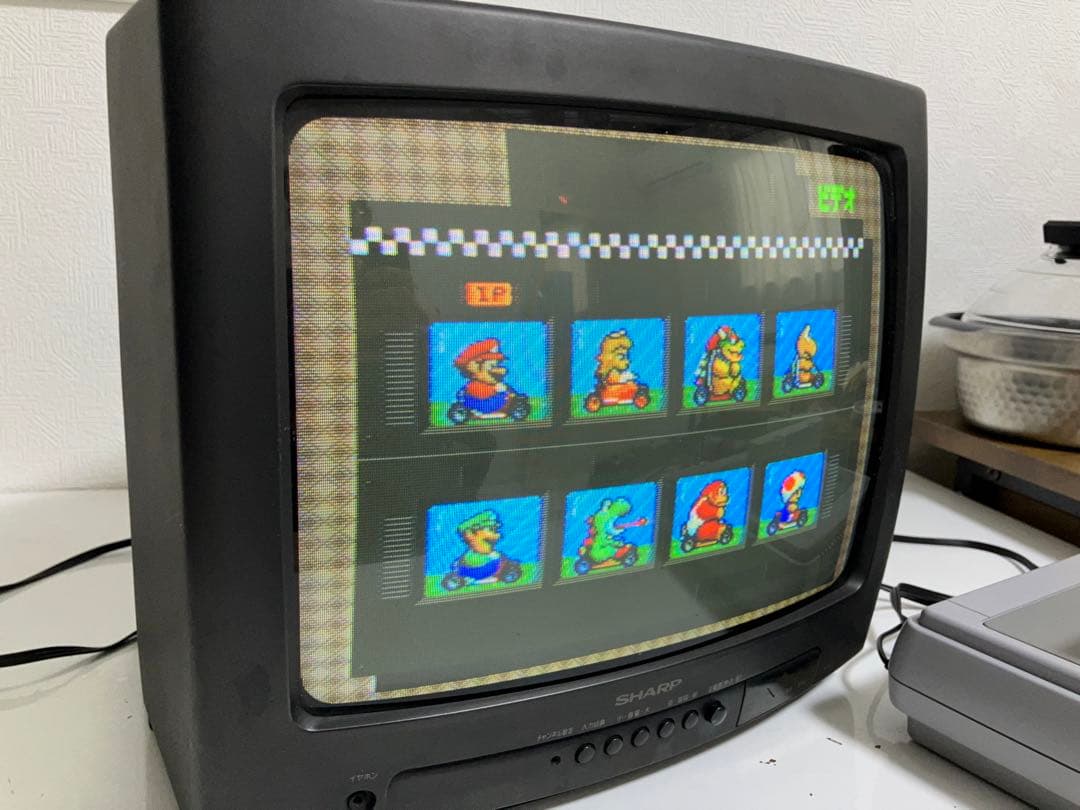 送料込み ブラウン管 カラーテレビ SHARP シャープ14C-L10 レトロ