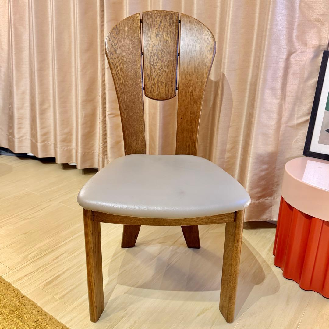 浜本工芸 ナラ無垢材 ダイニングチェア 一脚 ハマモト 高級チェア