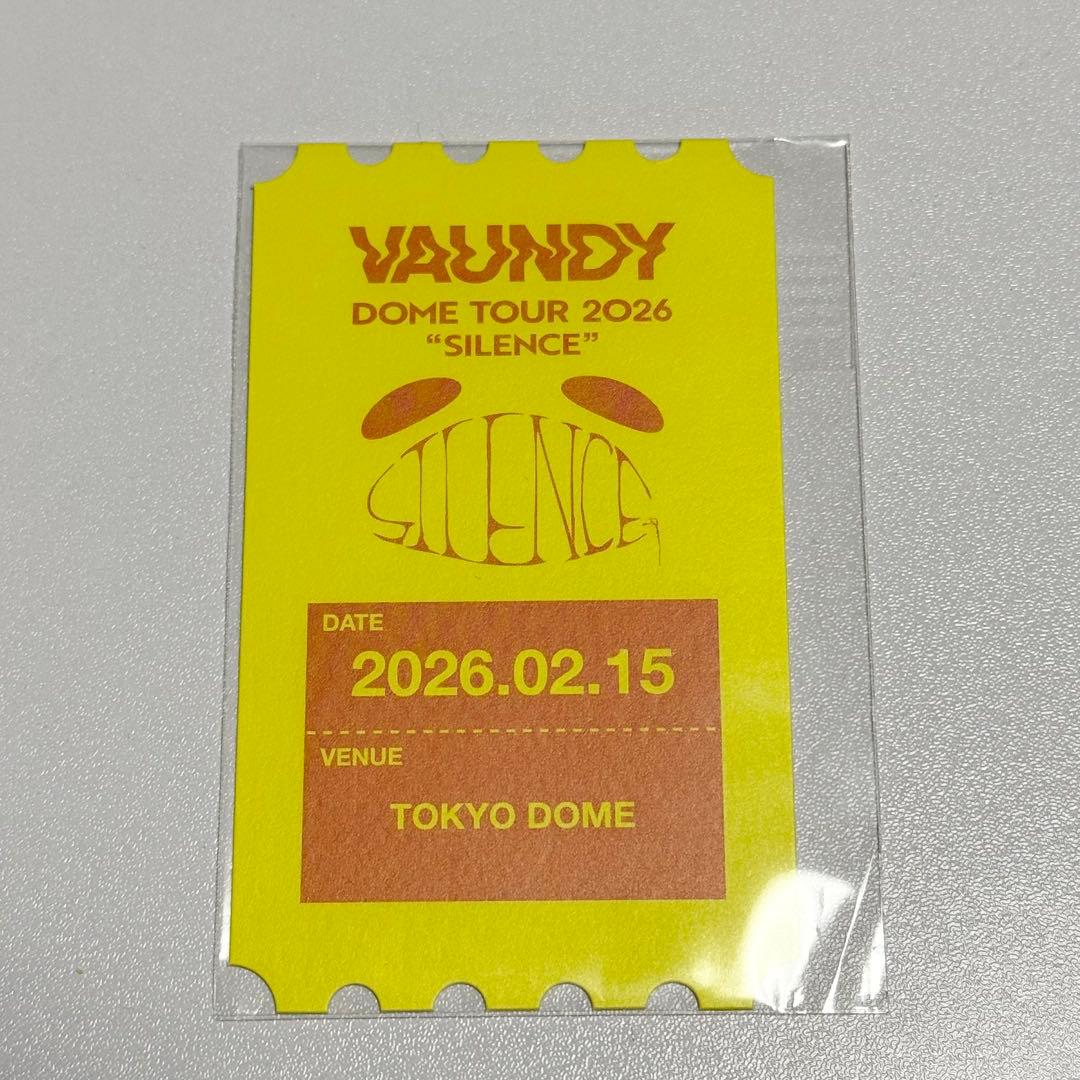 Vaundy SILENCE VAWSくじB賞 オリジナルチケットカード - メルカリ