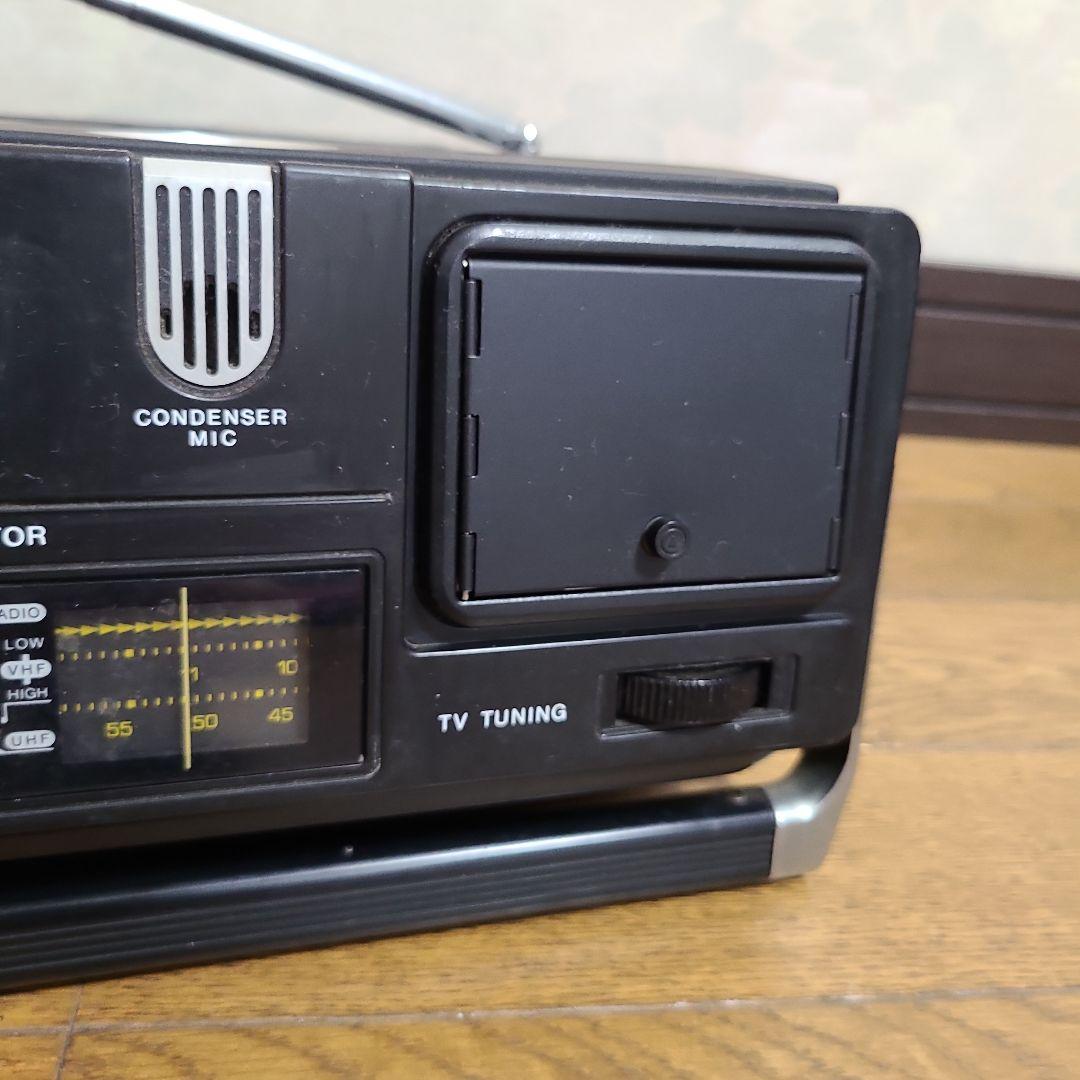 珍しい。ビクターラテカセ77 「昭和カセットテレビラジオ」ジャンク