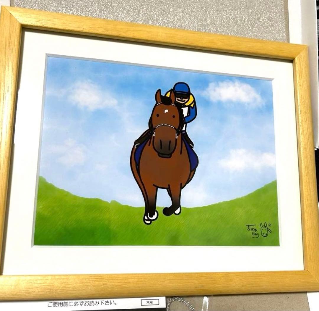 おがわじゅり イラスト ディープインパクト トウカイテイオー 2点