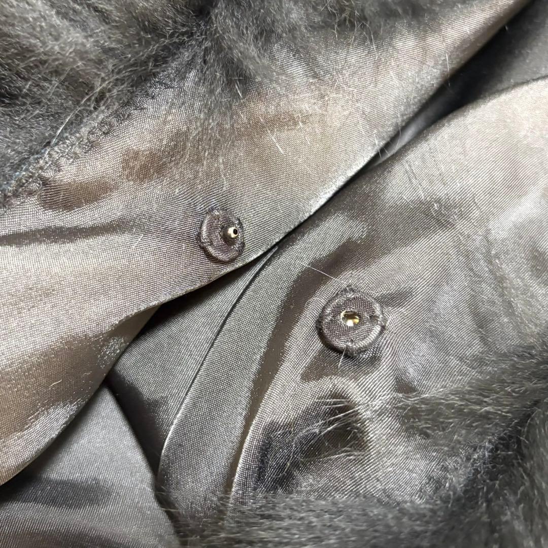 極美品】F-wisteria カシミヤ100% フォックス フード ポンチョ