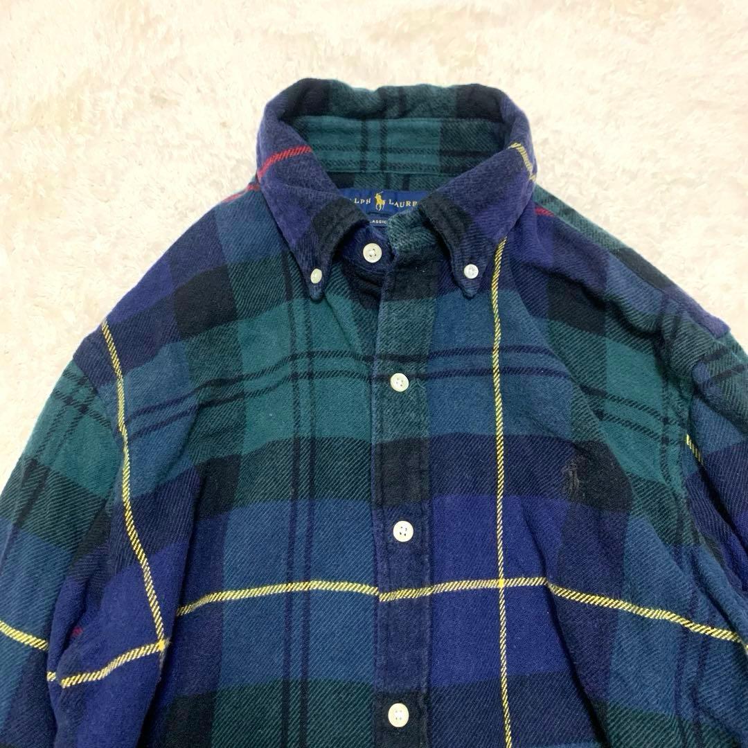 うーたん様 ラルフローレン ネルシャツ チェック ポニー刺繍 ユニセックス