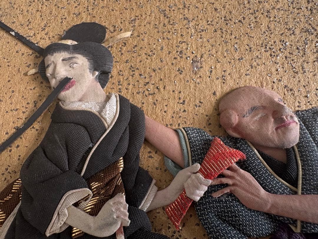 押し絵 江戸時代のおどろおどろしい様子