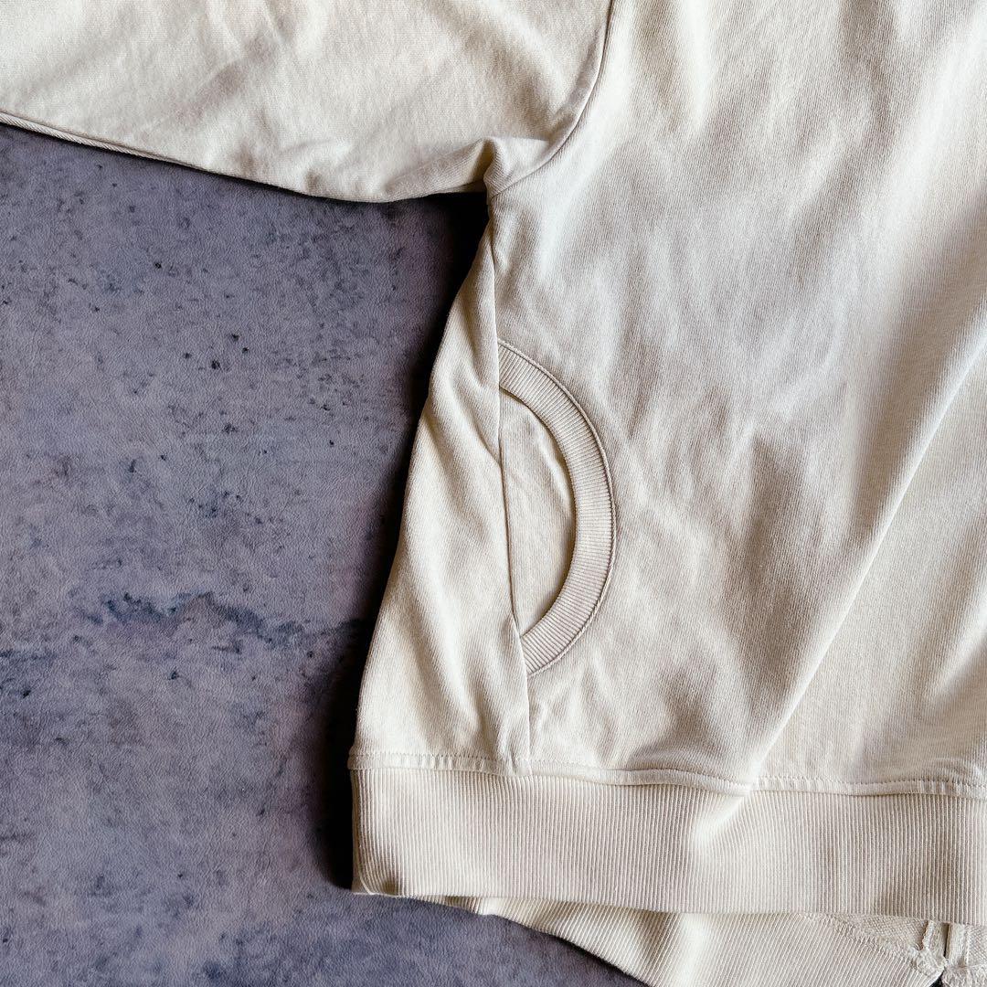 新品】 tang ⿻ コットン 起毛 ワイドプルオーバー ルーズ ナチュラル