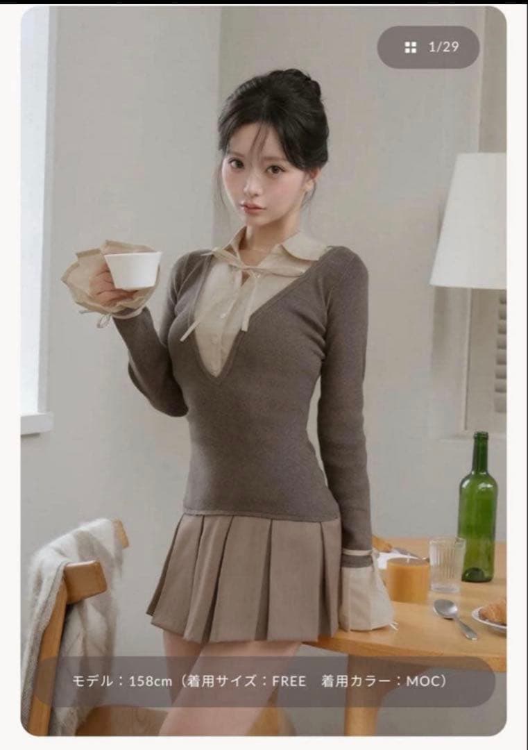 Darich ダーリッチ シャツドッキングプリーツミニワンピース シャツドッキングプリーツミニワンピース – Darich (ダーリッチ)