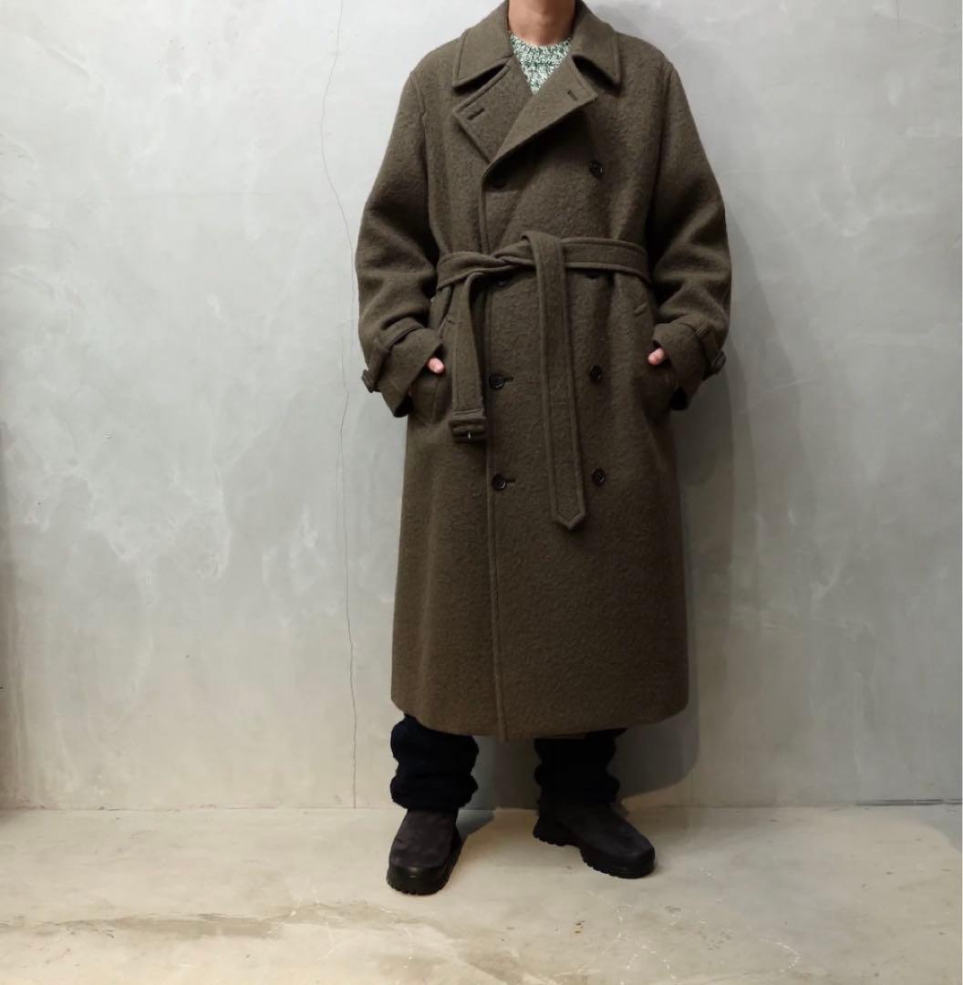 AURALEE（オーラリー）WOOL MELTON TRENCH COAT - メルカリ