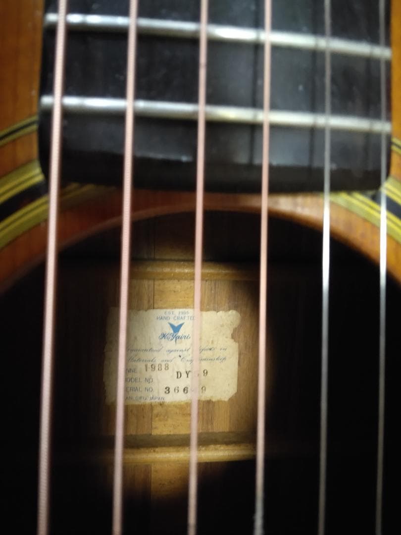 K. Yairi DY-59ドレッドノート（1988）まあま美品（永久保証あり