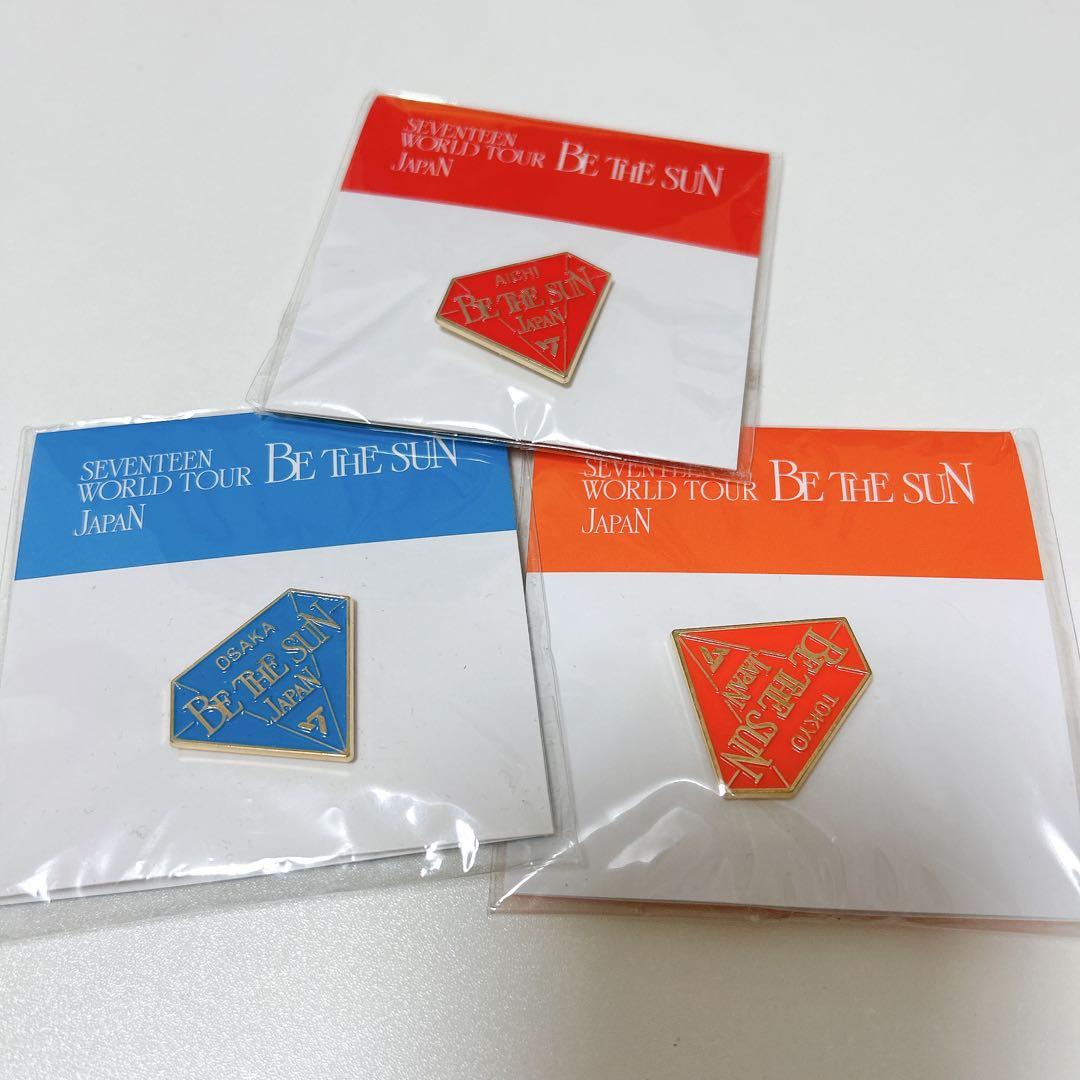 SEVENTEEN BE THE SUN ビンバッジ ピンズ 名古屋 東京 大阪 - メルカリ