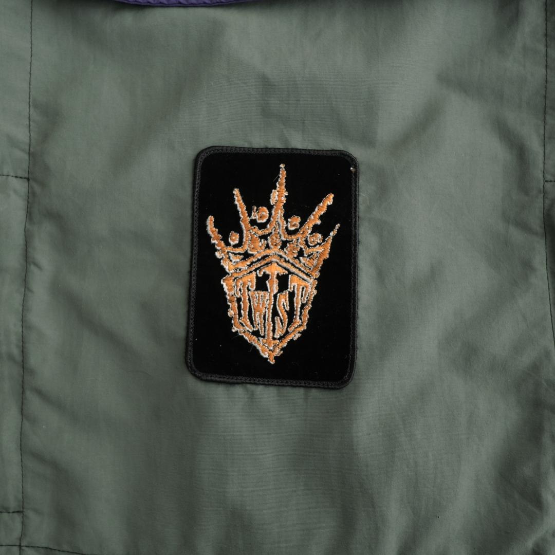 twist USA製 ナイロンアノラックパーカー オリーブ L - メルカリ