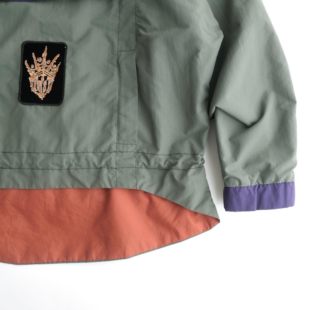 twist USA製 ナイロンアノラックパーカー オリーブ L - メルカリ