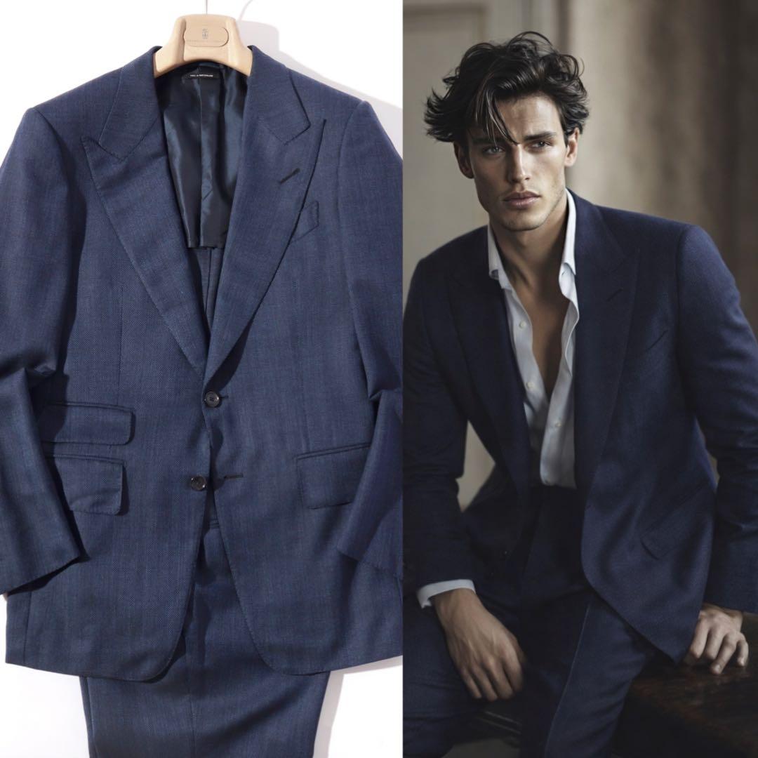TOM FORD トムフォード セットアップ スーツ ネイビー 46 M〜L程