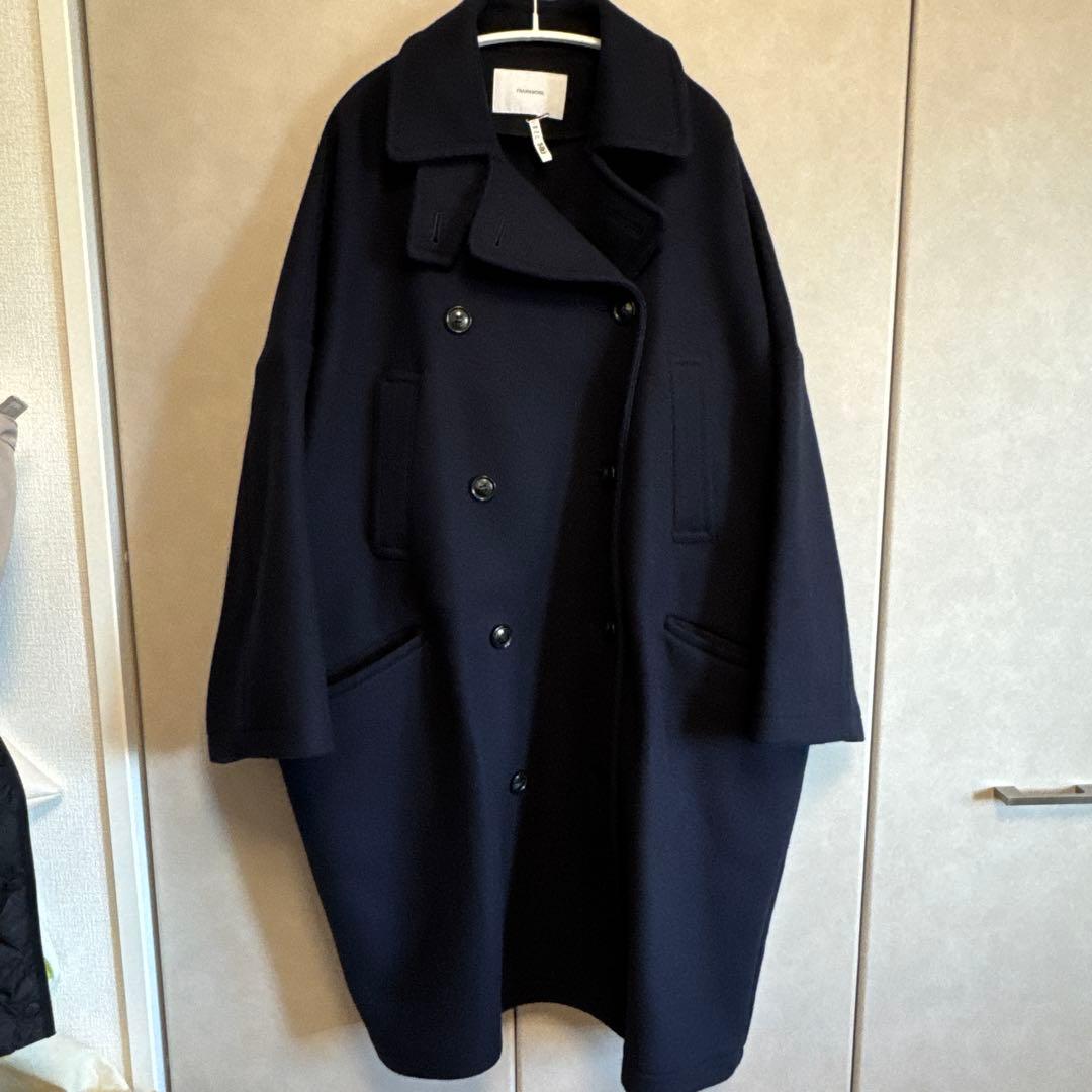 二宮こずえさん着用 FRAMEWORK ダブルフェイス ロングピーコート