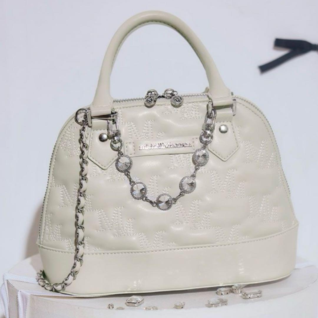 michellMacaron キラキラビジューバッグの通販はau PAY マーケット