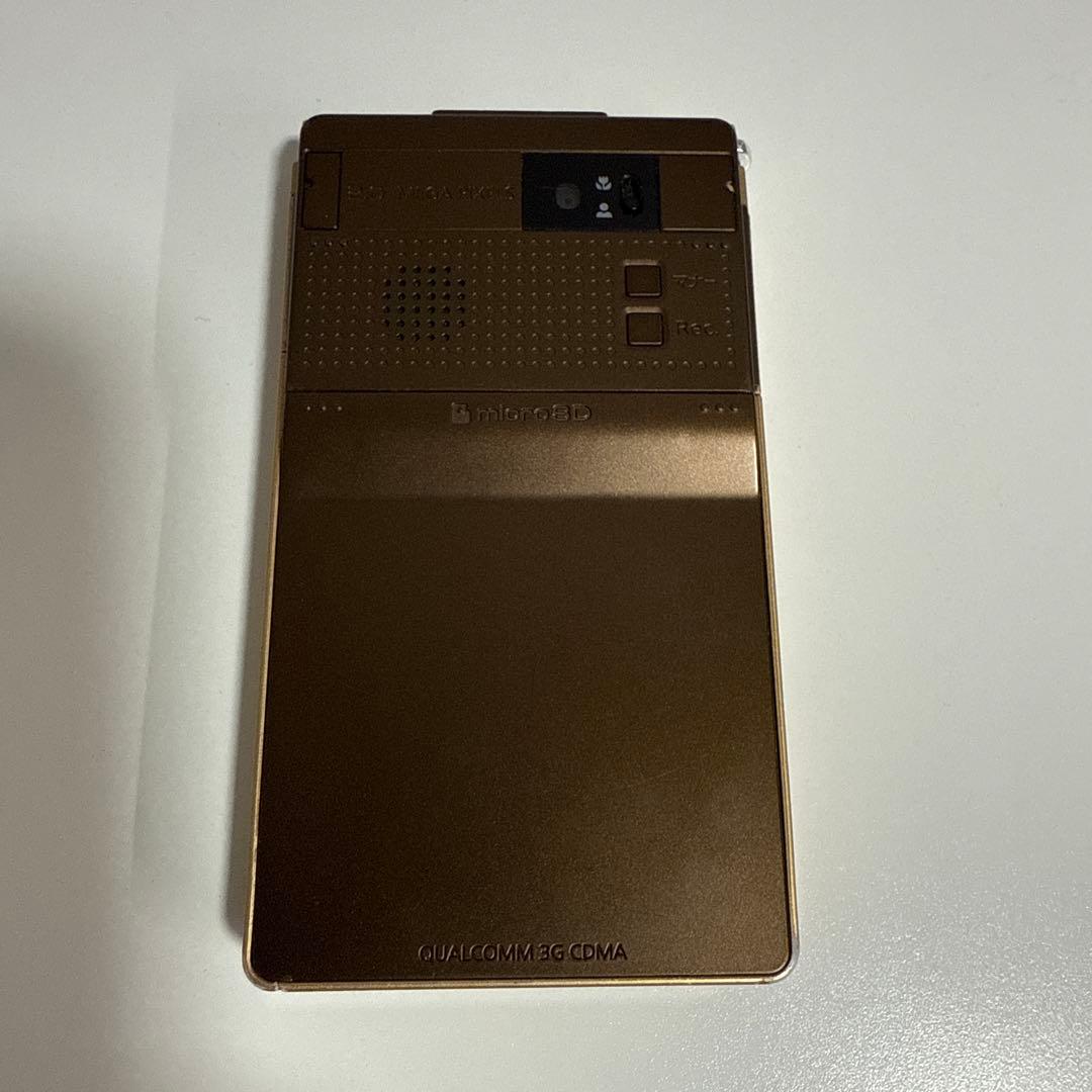 TOSHIBA W55T ゴールド 折りたたみ携帯電話 ガラケー 五条悟 - メルカリ