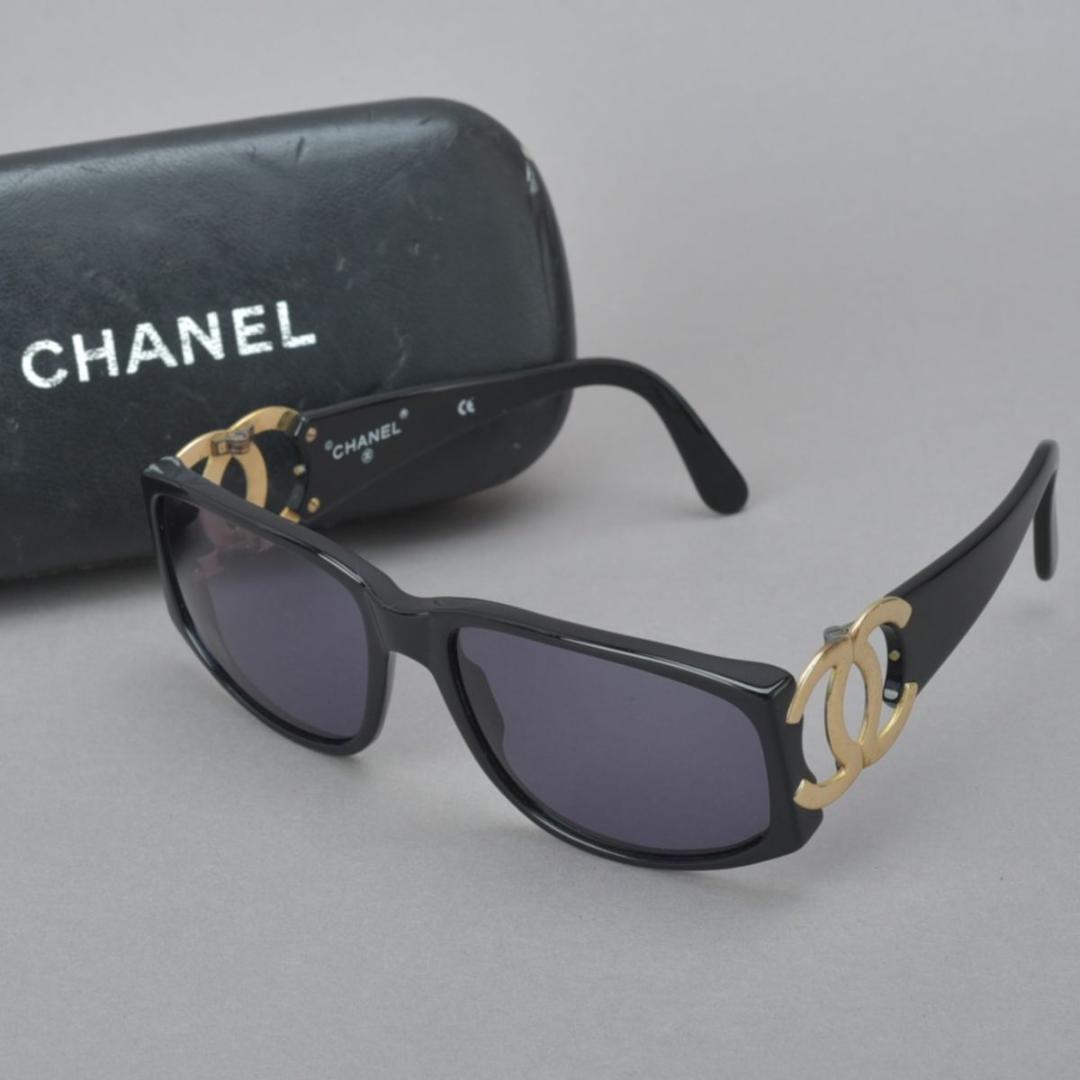 CHANEL シャネル サングラス サイズ：53□15-125 ココマーク 黒 ブランドレンタルのBrandCity / シャネル ココマーク サングラス