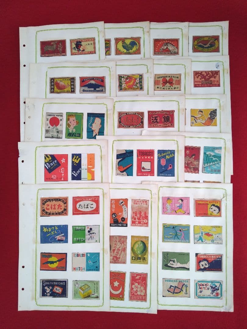マッチラベルコレクション 戦前 戦後 外国製も混じる 総数 148枚 マッチラベルコレクション 戦前 戦後 外国製も混じる 総数 148枚