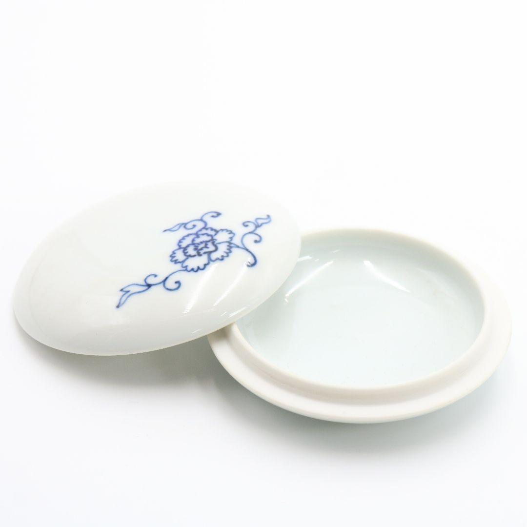 二代 諏訪蘇山作 染付牡丹香合 共箱 茶道具 C156 1F14 - メルカリ