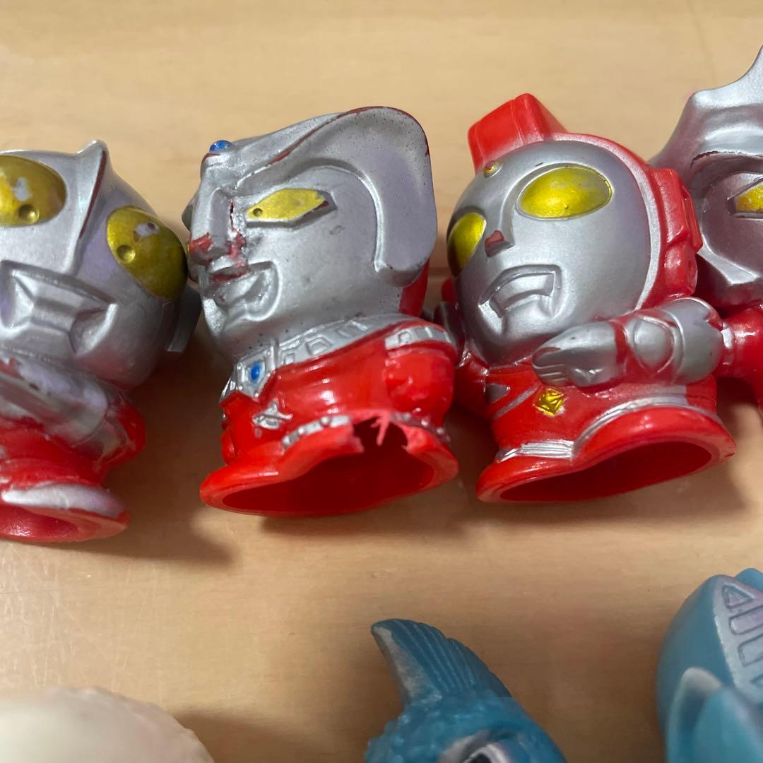 ウルトラマン ゴジラ レア レトログッズまとめ売り ソフビ Ultraman