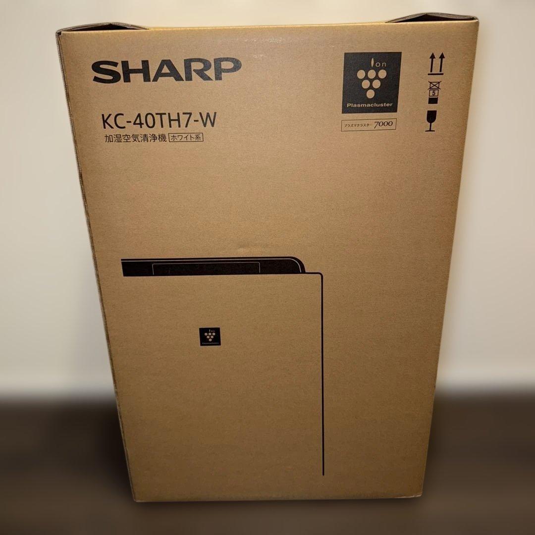 【SHARP】加湿空気清浄機 KC-40TH7-W② SHARP（シャープ） 即納します KC-40TH7-W 加湿空気清浄機 プラズマ