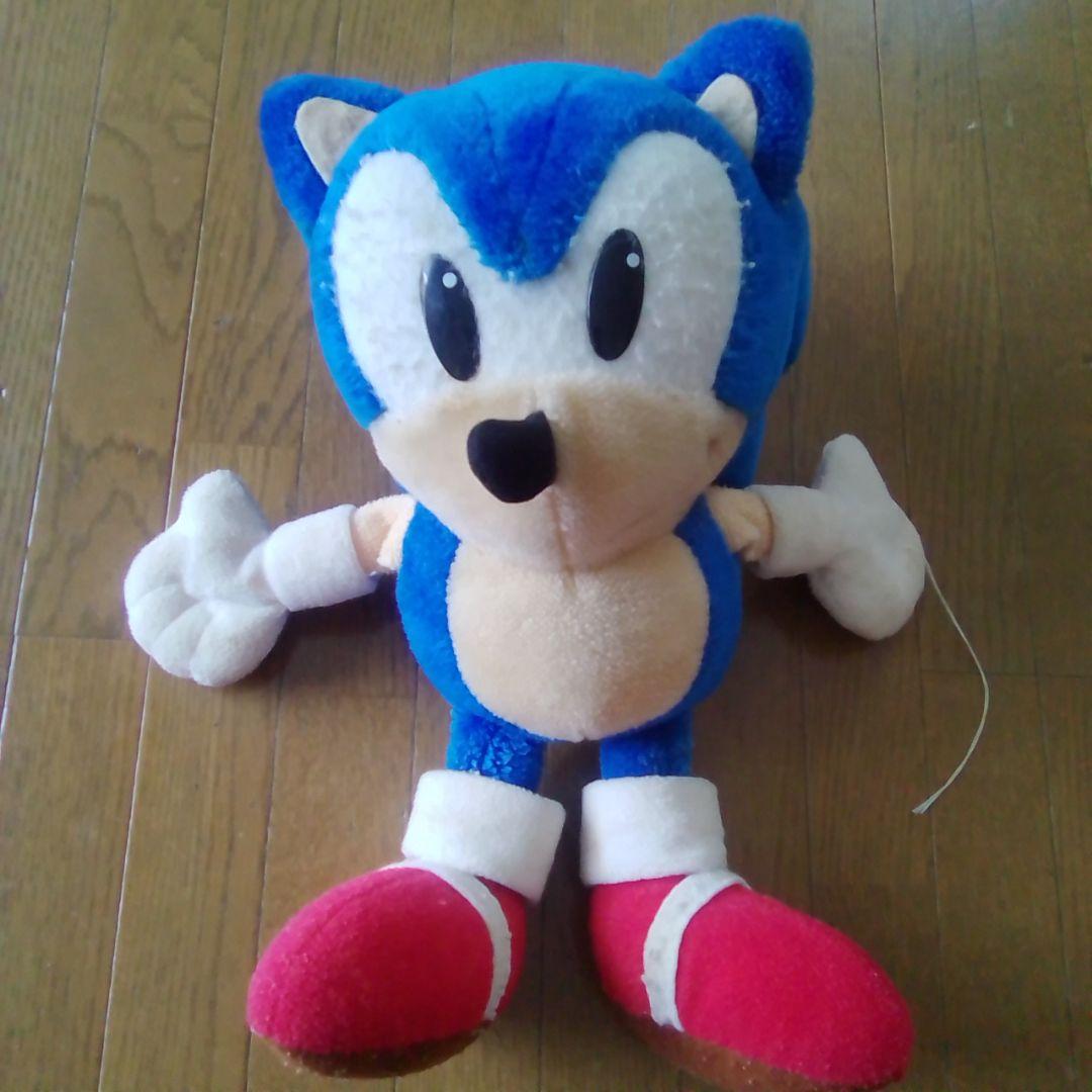 90年代平成レトロ　ソニックぬいぐるみ ソニック レトロ レア ぬいぐるみ 昔 懐 希少 グッズ 珍 人形