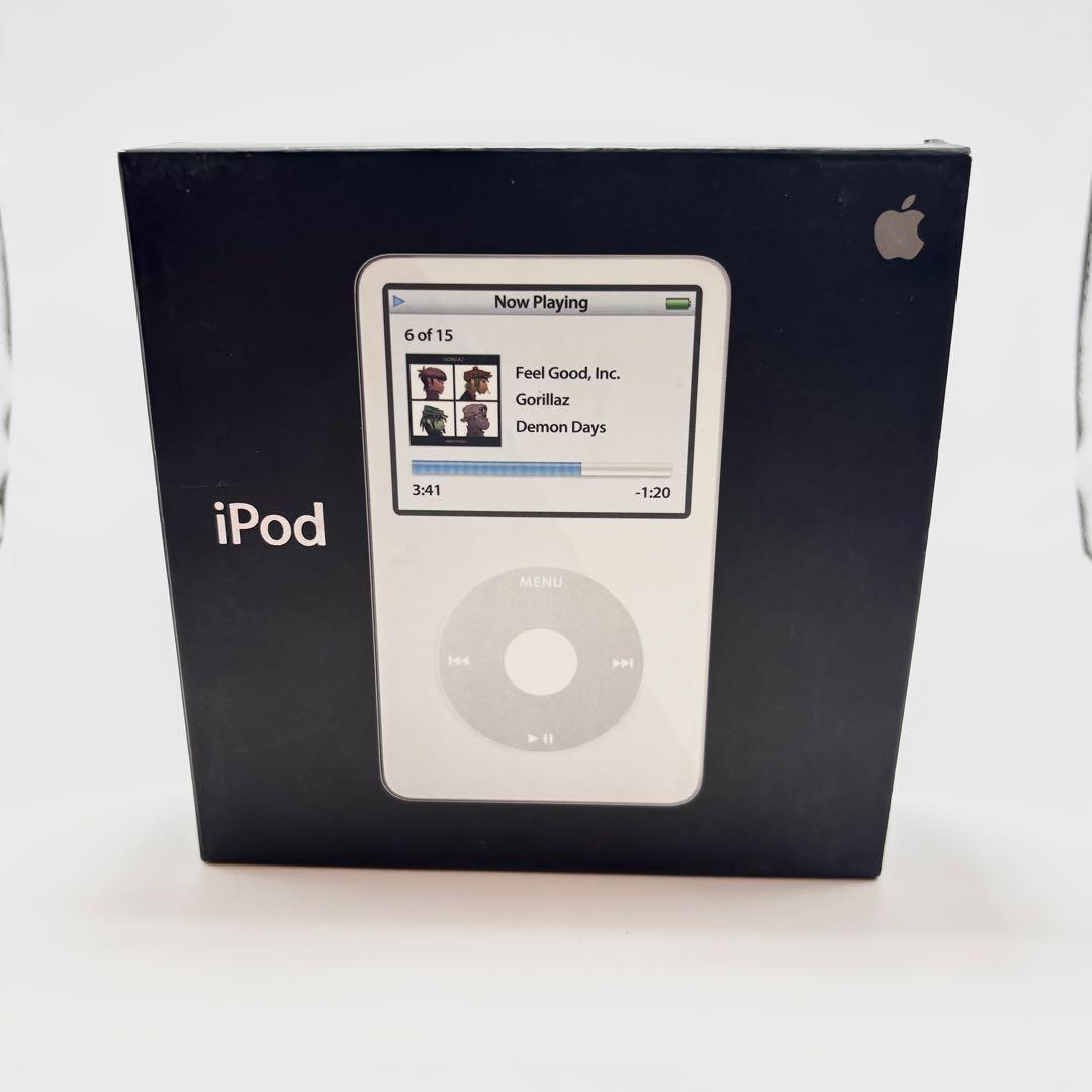 Apple iPod 30GB ホワイト MA002J 箱付き - メルカリ