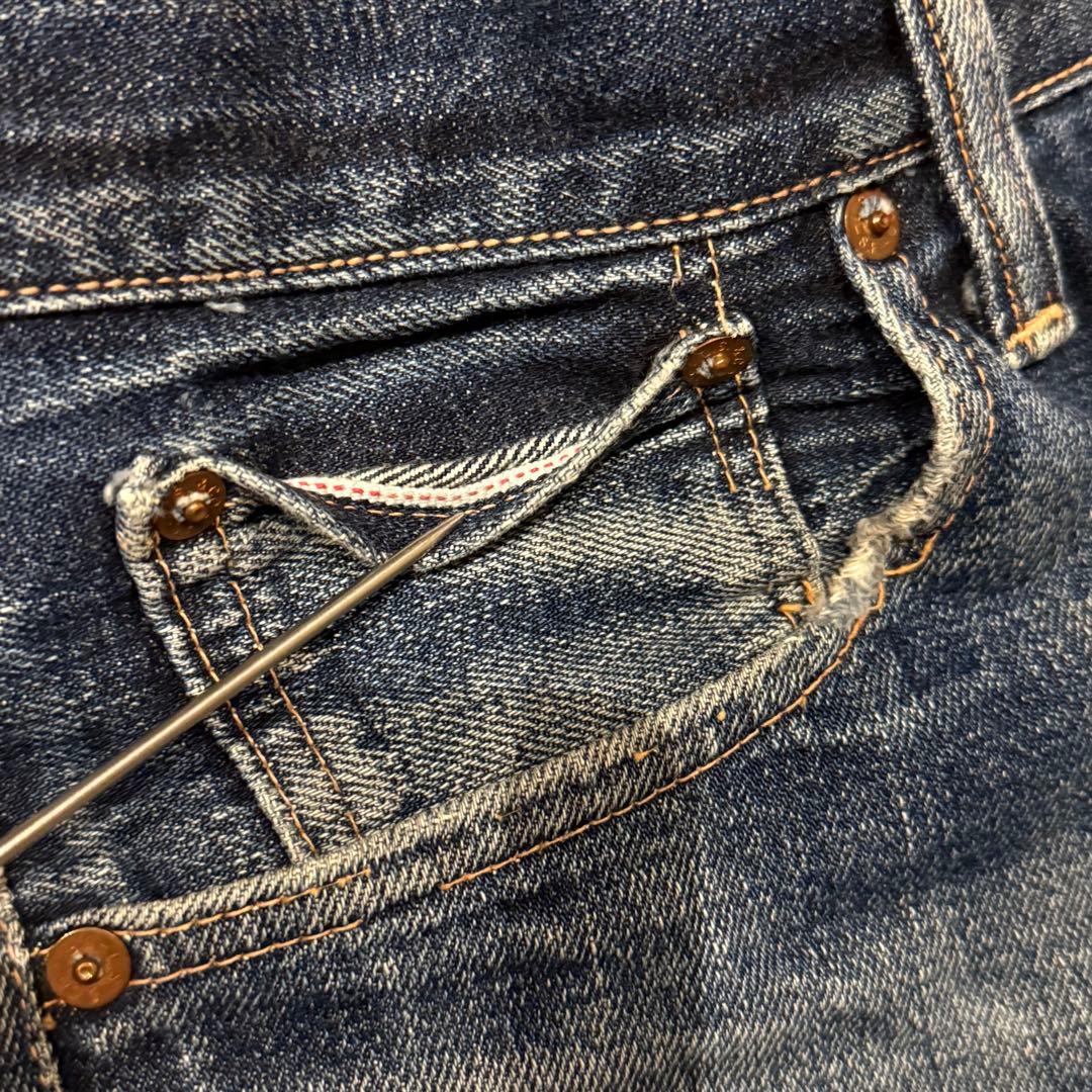 雰囲気最高!LEVI'S 501XX LVC1947 W36【鬼ヒゲ！ハチノス】 - メルカリ