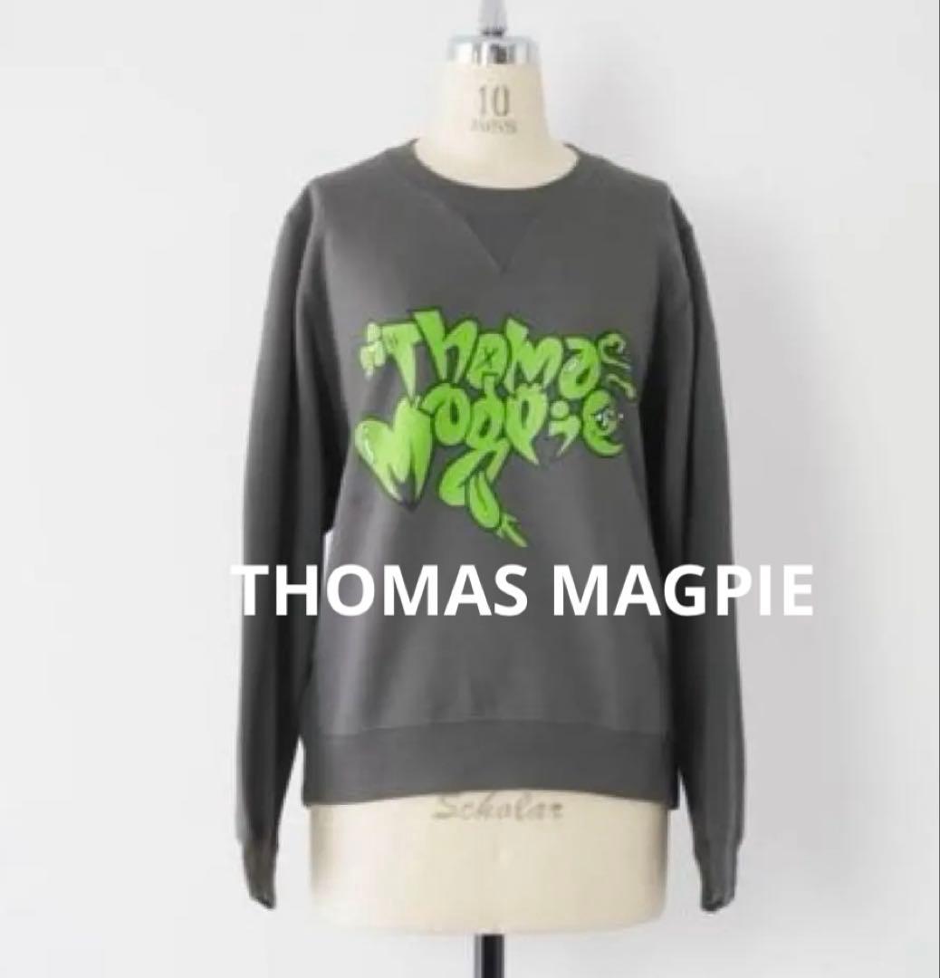 未使用 タグ付 トーマスマグパイ ロゴ プリント スウェット - メルカリ