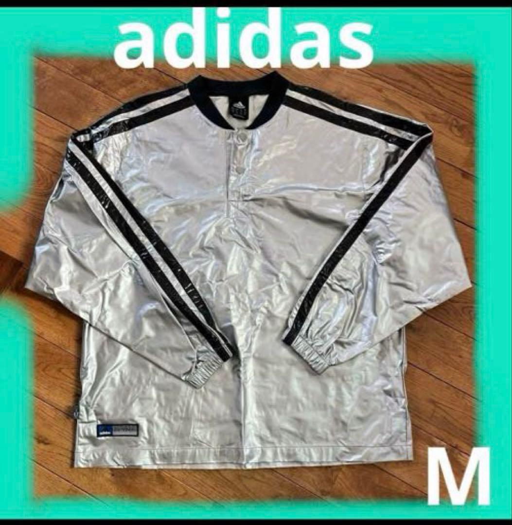 adidas ピステ Vジャン ウィンドシャツ ジャンパー 光沢 野球 サッカー