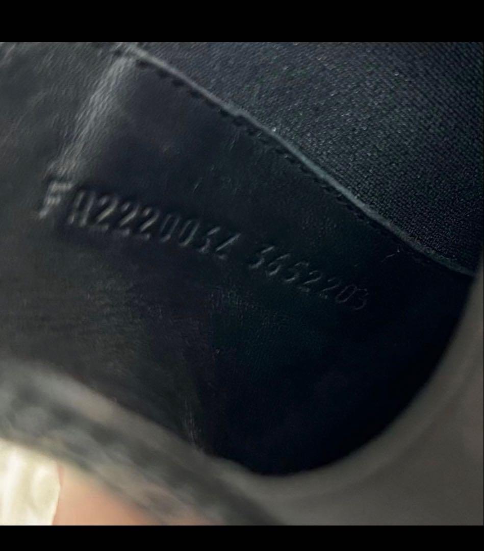 美品 HERMES サイドゴアブーツ ブラック ウィングチップ レザー 保存袋