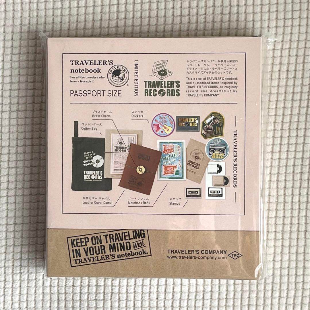 【限定セット】トラベラーズノート　レコード　パスポートサイズ トラベラーズノート 限定セット レコード / TRAVELER'S notebook
