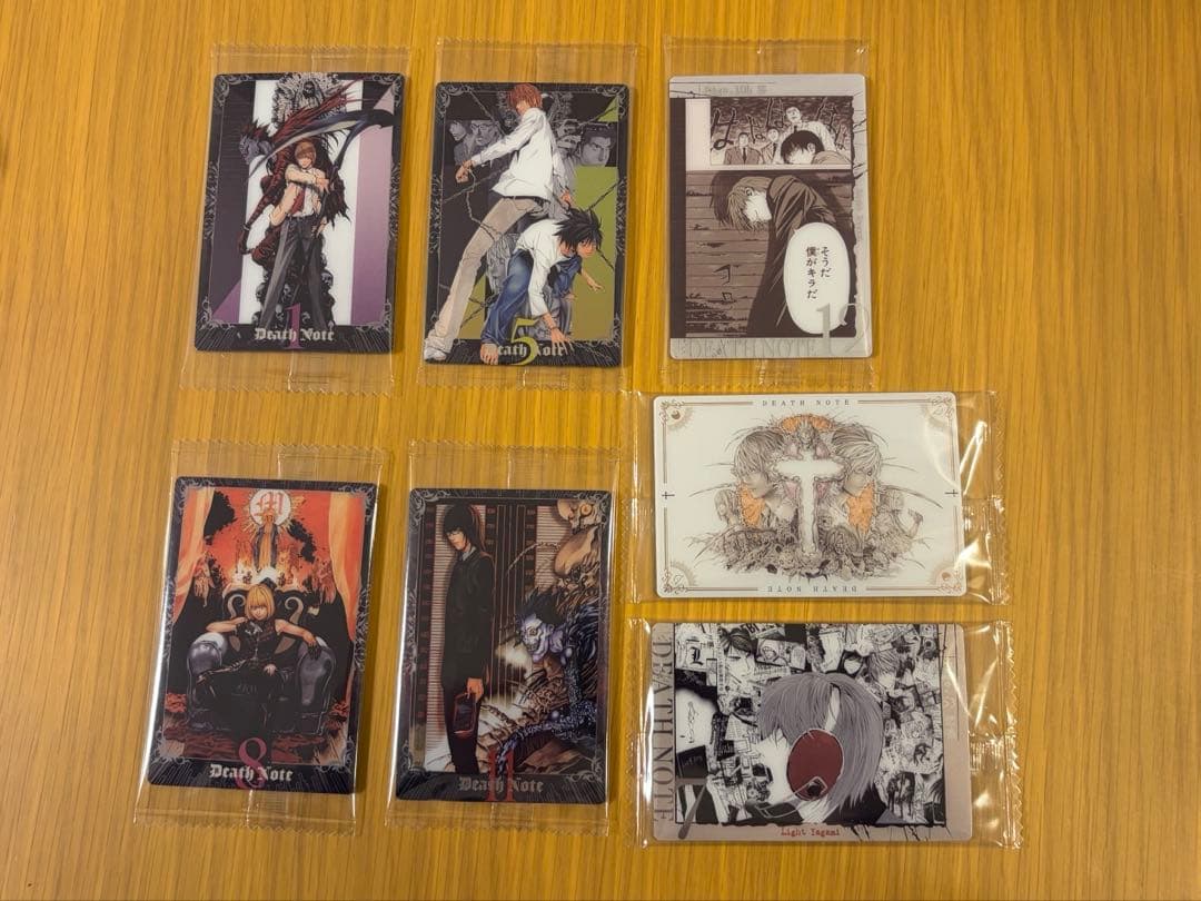 DEATH NOTE デスノート ウエハースカード 7枚セット - メルカリ