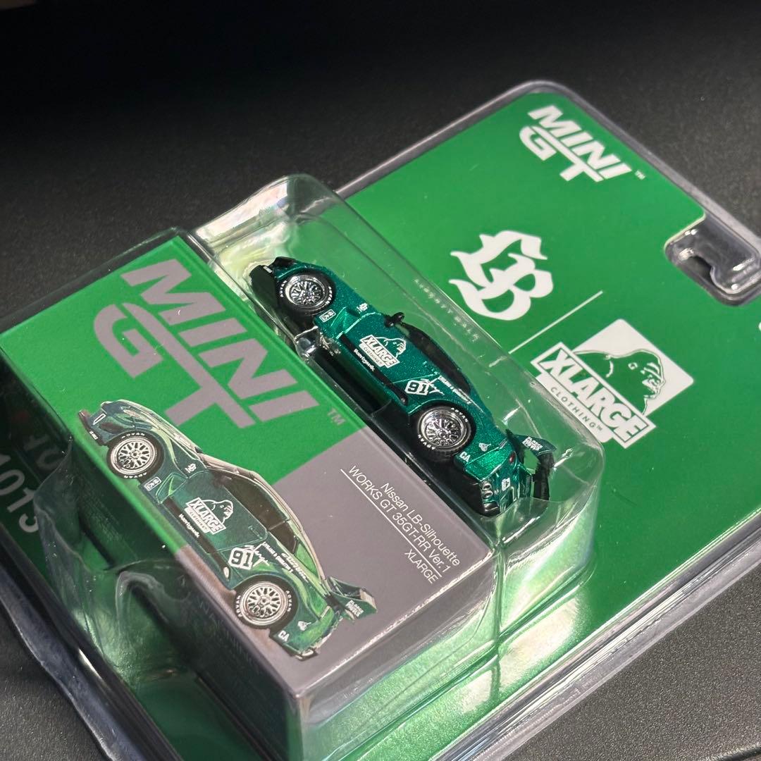 MINIGT LBWK × XLARGE GT NISSAN 35GT 緑 - メルカリ