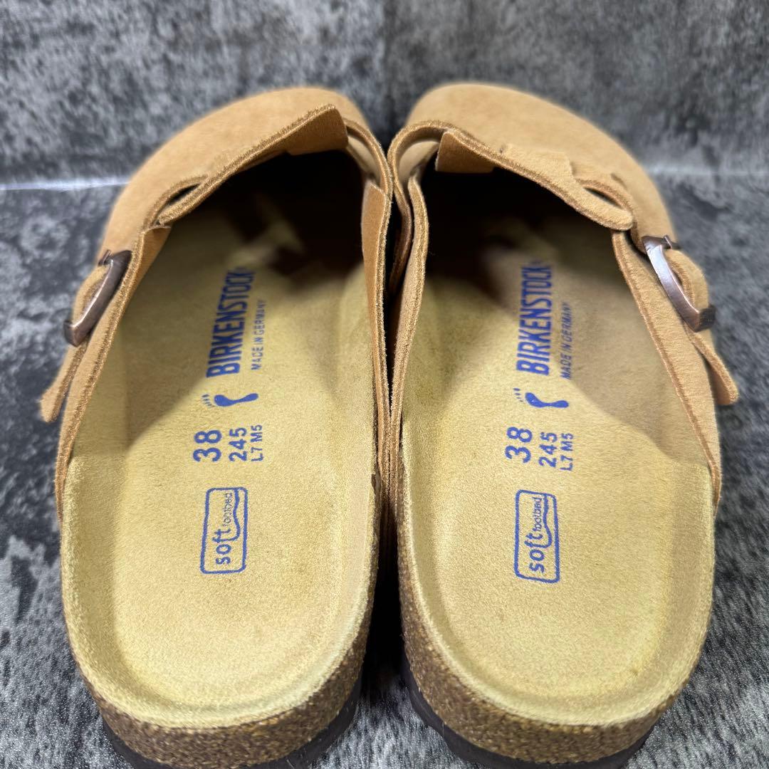 【試着程度】ビルケンシュトック ボストン サボサンダル 38 24.5cm