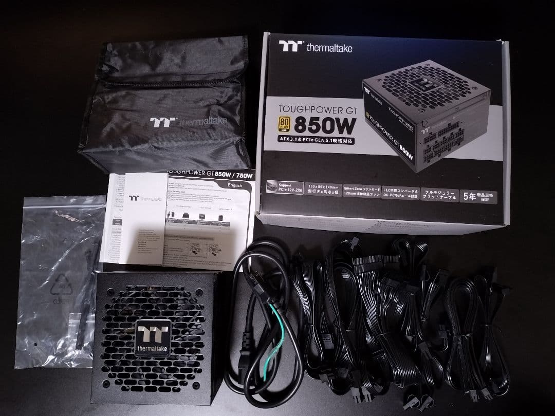 TOUGHPOWER GT/0850W ATX3.1 外箱付き Thermaltake TOUGHPOWER GT/0850W ATX3.1 TOUGHPOWER GT - 製品詳細