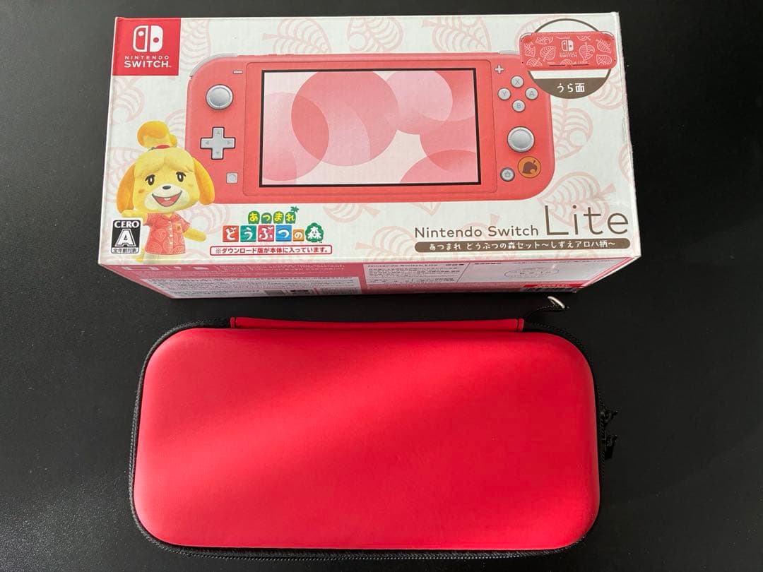 Nintendo Switch lite あつまれどうぶつの森 しずえアロハ柄 - メルカリ