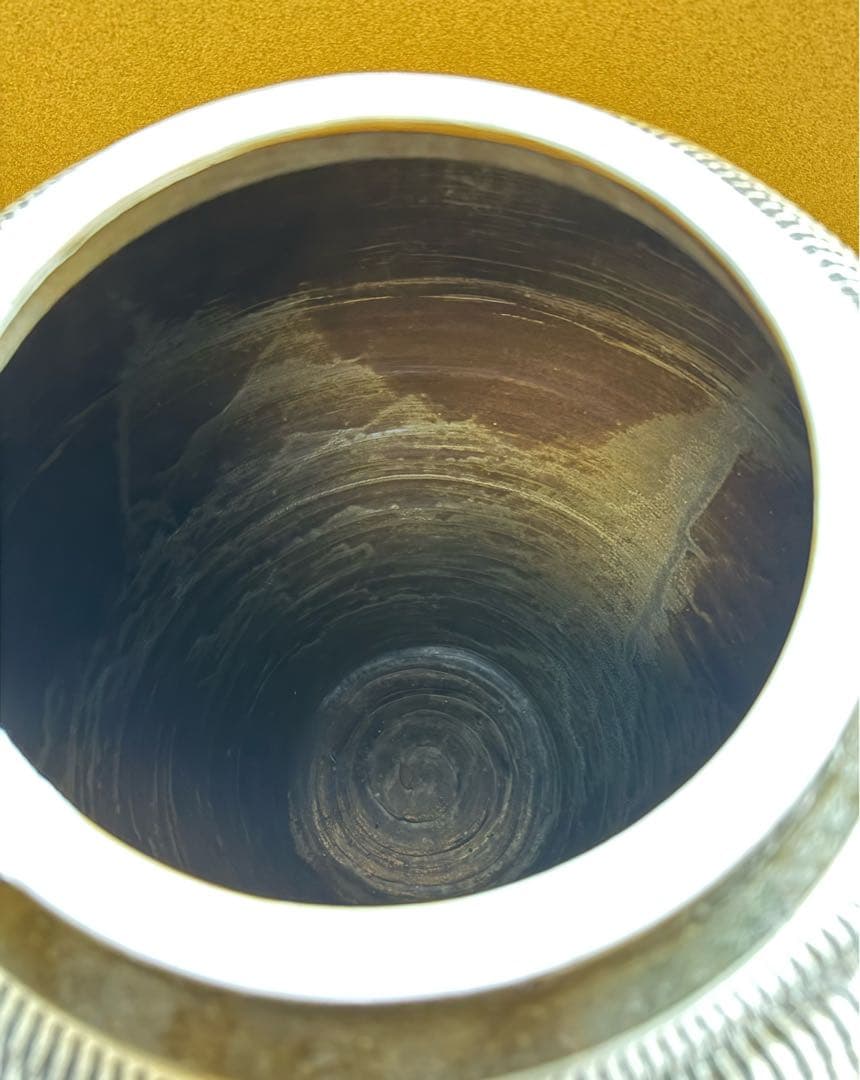 茶道具 唐物 染付茶碗 仕服 時代物(K-LC871) 茶入 | 古美術ささき