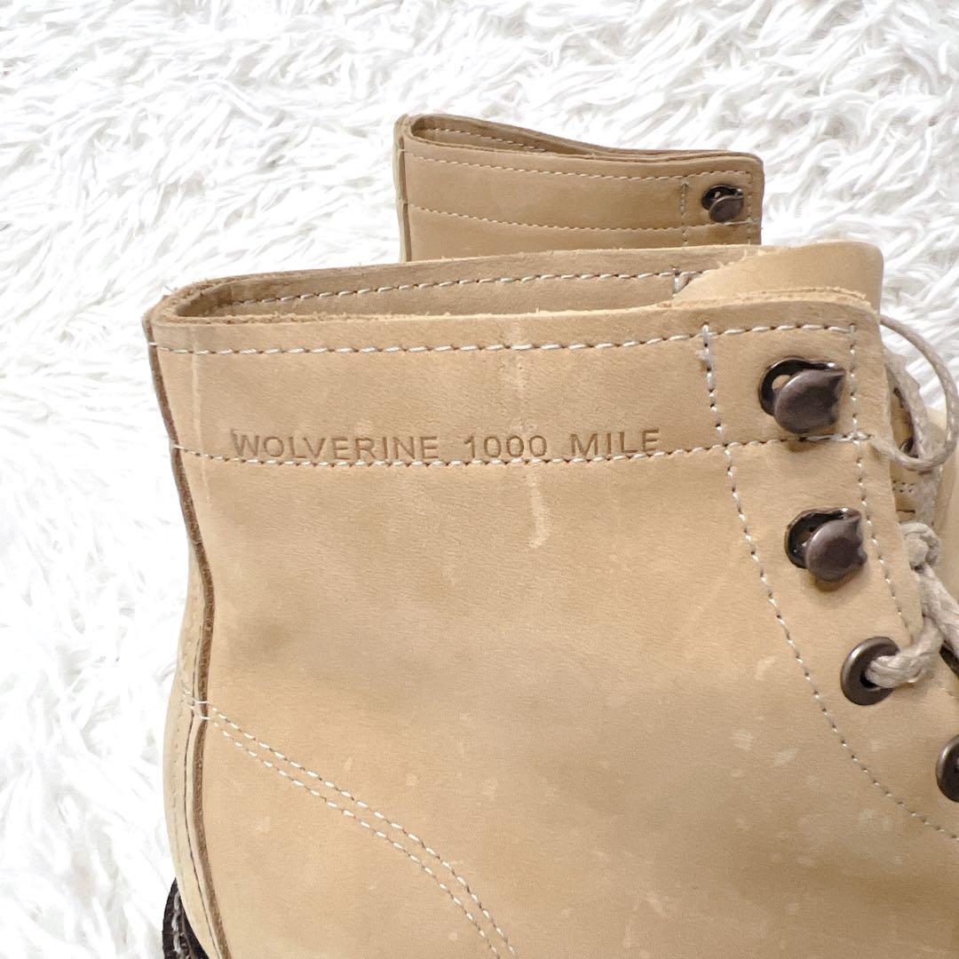 未使用級✨　WOLVERINE 1000MILE ブーツ 8.5D ビブラム