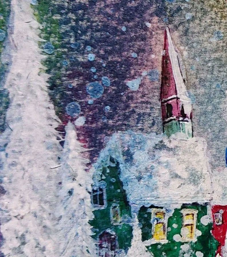 絵画 ☆ 魔法のNicolaの世界☆原画 ア−ト 風景画