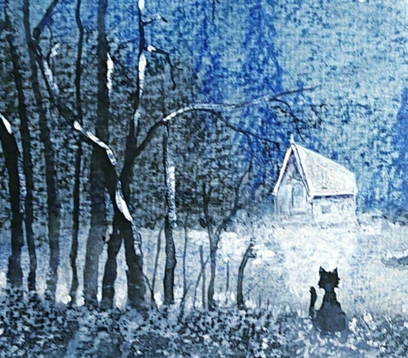 絵画 ☆ 魔法のNicolaの世界☆原画 ア−ト 風景画