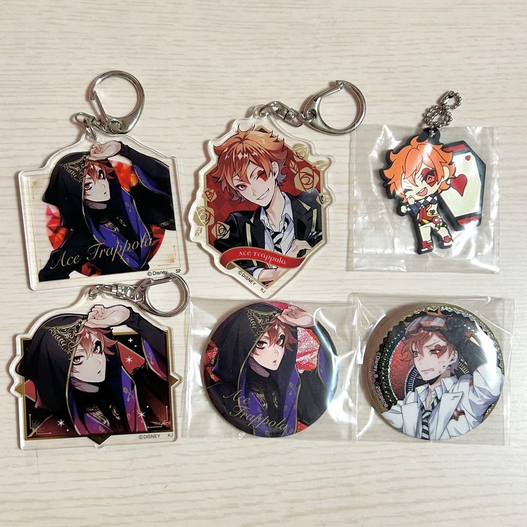 ツイステ エース キーホルダー 缶バッジ まとめ売り - メルカリ