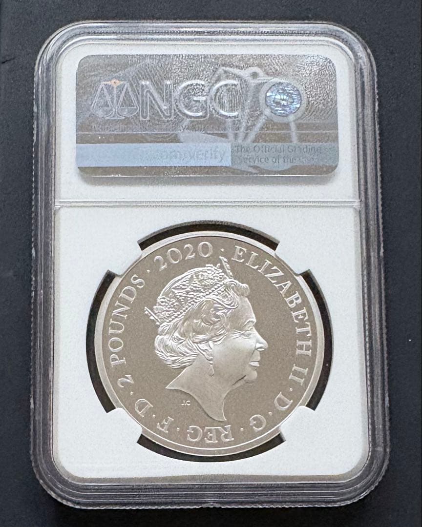 2020年 英国 デビッド・ボウイ 1oz シルバープルーフNGC PF70 - メルカリ