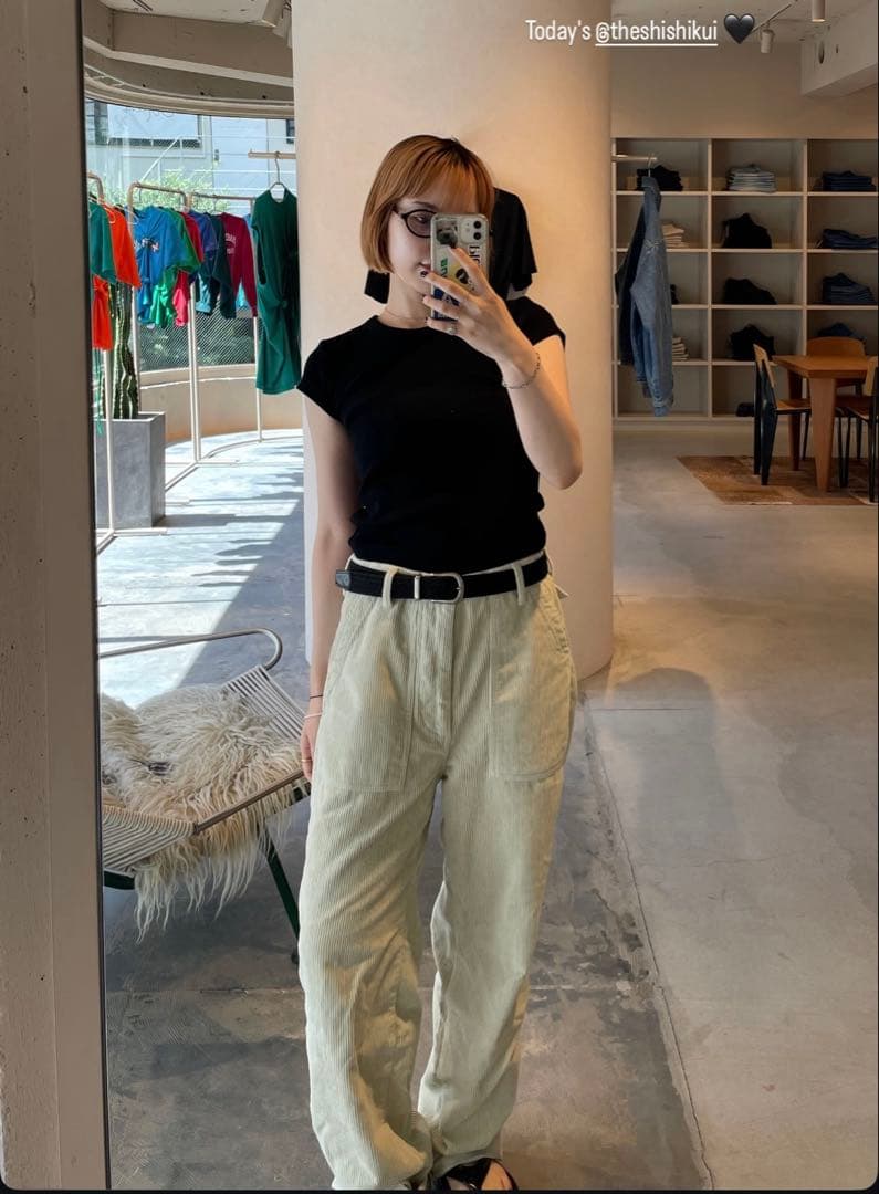 THE SHISHIKUI CORDUROY BAKER / CREAM 34 - メルカリ